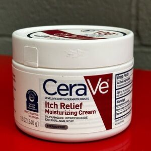 CeraVe Itch Relief Moisturizing Cream - 12oz, new
